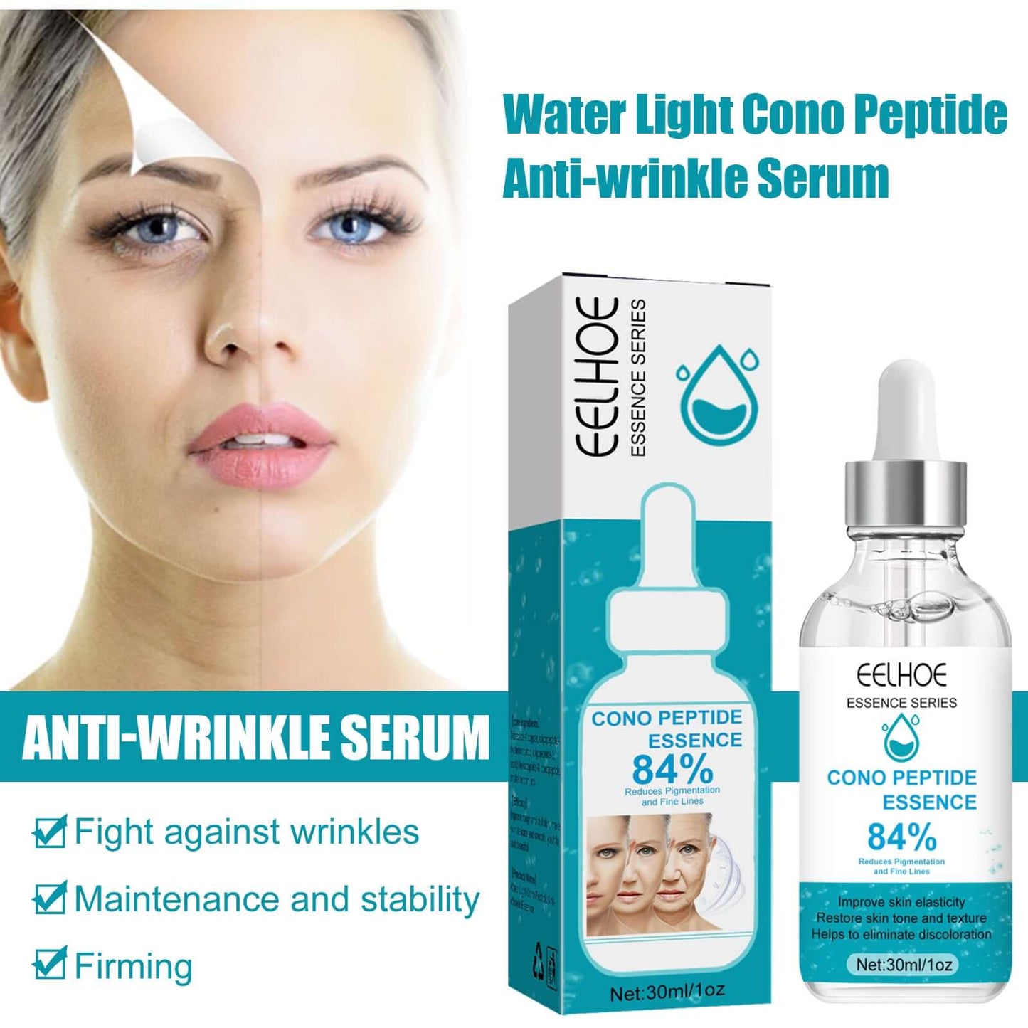 Peptide Anti Wrinkle Serum for Skin Firming